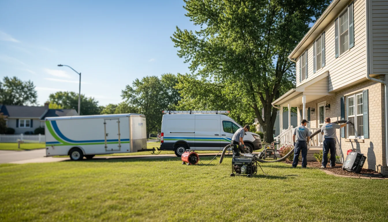 Flooded Basement Restoration And Cleanup With Repair in Stewartville, MN near me